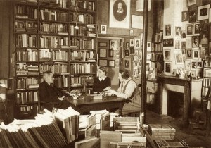 Stein in Shakespeare and Company in Paris